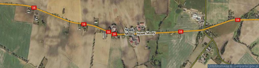 Zdjęcie satelitarne Nowe Mosty ul.